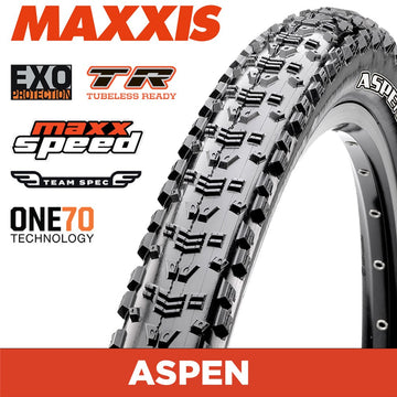 Maxxis Aspen Team Spec - 29 X 2.4 - Folding TR - EXO 170 TPI - MaxxSpeed XC