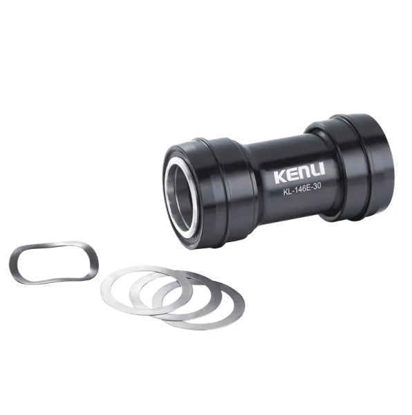 KENLI Press Fit Bottom Bracket - 30mm Axle/Spindle - 68-73mm Shell - 37x30x4mm x 4 pc Bearings