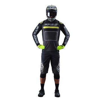 TLD Sprint Jersey - Drop Black/Green -