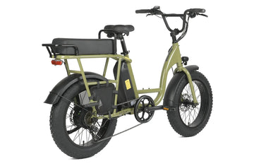 Pedal Brewer Electric Cruiser Bike 560Wh - Matte Green