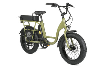 Pedal Brewer Electric Cruiser Bike 560Wh - Matte Green