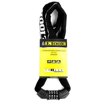 ETook 355 - Combo Chain Lock - 900mm x 4mm - Level Rating 3