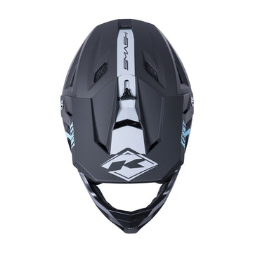 Kenny Racing Decade Full Face Mips Helmet - Smash Black Turquoise -