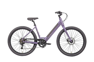 Pedal Breeze ST Electric Cruiser Bike - Lilac -