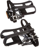 QBP Pedal Alloytrekking With Mt-6 Toe Clip And W-2 Strap - 9/16 - Silver/Black