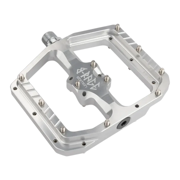 Burgtec Penthouse Flat MK5 B-Rage Edition Pedal - Rhodium Silver