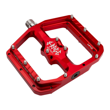 Burgtec Penthouse Flat MK5 B-Rage Edition Pedal - Race Red