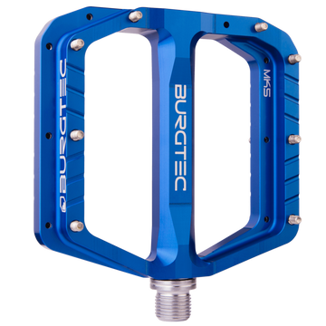 Burgtec Penthouse MK5 Steel Flat Pedals - Deep Blue