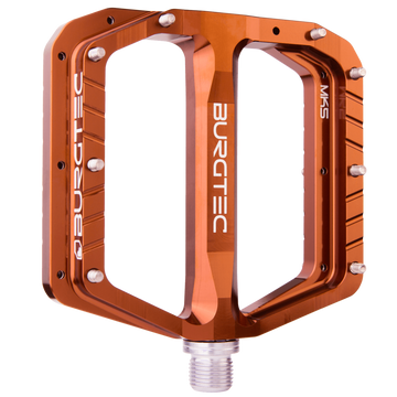 Burgtec Penthouse MK5 Steel Flat Pedals - Kash Bronze