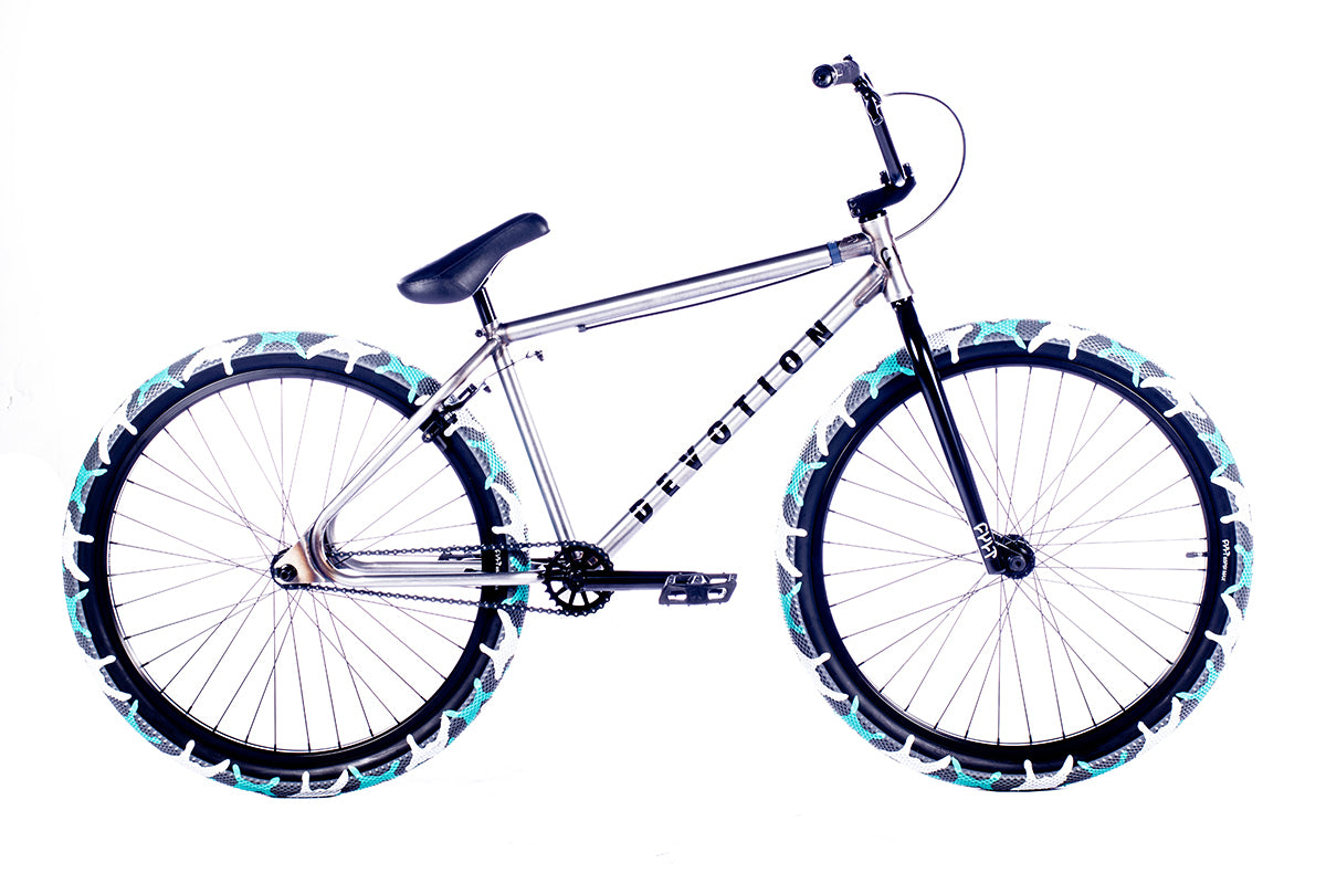 Cult Devotion 26 Bike Raw with Camo Tyres