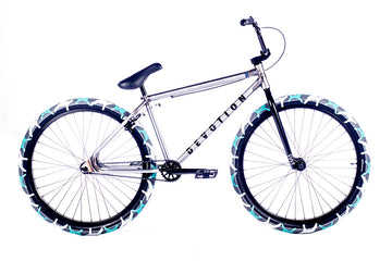 Cult Devotion 26" Bike - Raw with Camo Tyres