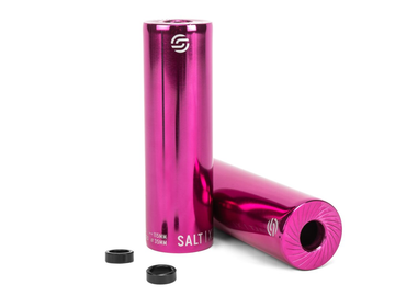Salt AM Pegs XL Forged Steel Pair 14mm with 10mm Adaptor - Pink