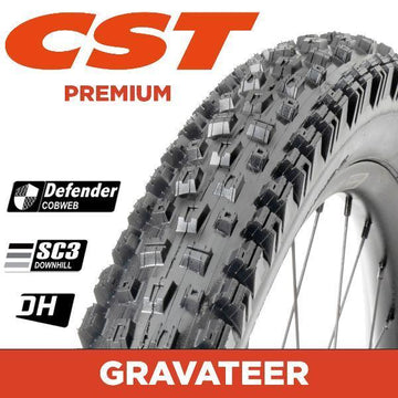 CST Gravateer - 27.5 x 2.5 Folding DK60 EPS Downhill Casing 3C Comp - Tubeless Ready