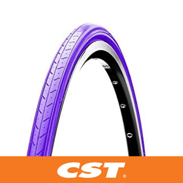 CST Super HP Wirebead Tyre- 700 x 23 - Purple