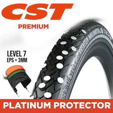 CST Tyre -700 x 38 - E-Bike Platinum Protector - Level 7 - 3mm LDP Ref Strip