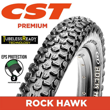 CST Tyre Rockhawk - 29 x 2.25 - Folding EPS 60 TPI - Dual Compound - Tubeless Ready