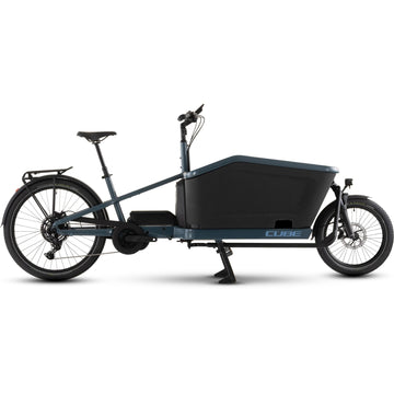 26 Cube Cargo Hybrid 800 Electric Cargo Bike Storm'n'Reflex