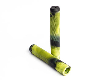 Division Sierra BMX Grips - Lime Swirl