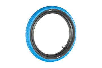 Family BMX Tyre F603 Tyre 18" x 2.2" - Blue Black