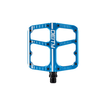 Deity Flat Trak Flat Pedal - Blue Black