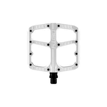 Deity Flat Trak Flat Pedal - Silver Black