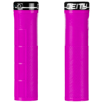 Deity KnuckleDuster Lock On Grip - Pink