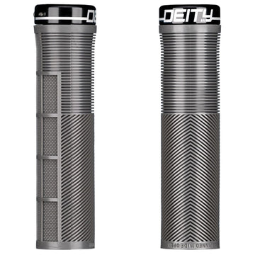 Deity KnuckleDuster Lock On Grip - Stealth Grey