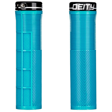 Deity KnuckleDuster Lock On Grip - Turquoise
