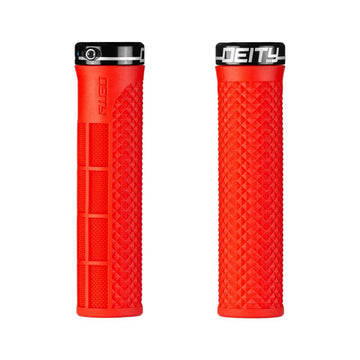 Deity Lockjaw Lock On Grip - Red