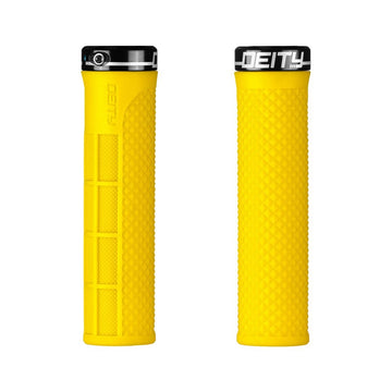Deity Lockjaw Lock On Grip - Yellow LE