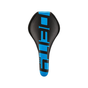 Deity Speedtrap AM Cromo Saddle - Bronze Blue Black
