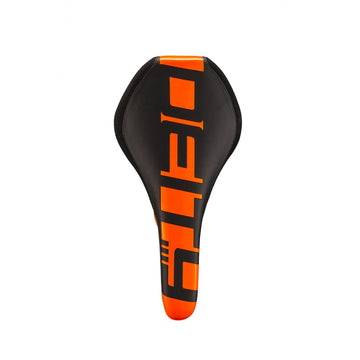 Deity Speedtrap AM Cromo Saddle - Bronze Orange Black