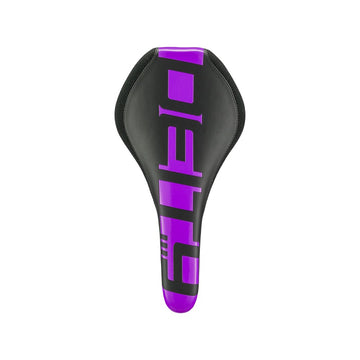 Deity Speedtrap AM Cromo Saddle - Bronze Purple Black