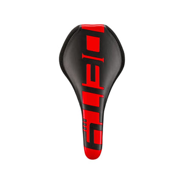 Deity Speedtrap AM Cromo Saddle - Bronze Red Black