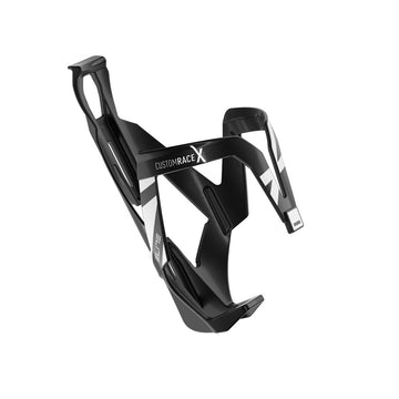 Elite Custom Race X Bottle Cage - Black/Glossy White