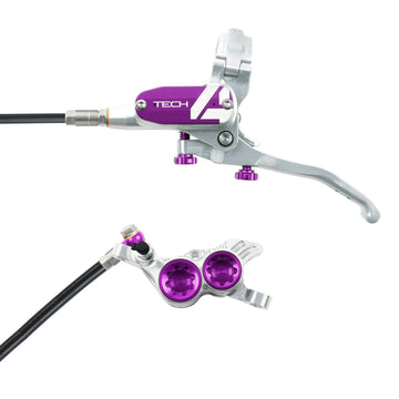 Hope Tech4 V4 Brake - Silver/Purple -