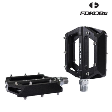 FD KOBE - Junior BMX/MTB Alloy Race Pedal - Sealed Bearings - 93mm x 95mm x 13mm - Black