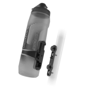 FIDLOCK DRINK BOTTLE TWIST BIKE BASE SET TRANSPARENT BLACK - 800ML