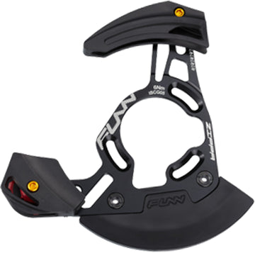 FUNN Chain Guide - Zippa DH - ISCG05 W/ External BB Adaptor - Capacity 32T-38T - Black