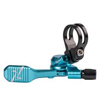 FUNN Remote Dropper Lever - Bar Mount - Turquiose
