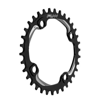 FUNN Solo 104 BCD Chain Ring - Narrow Wide - Black -