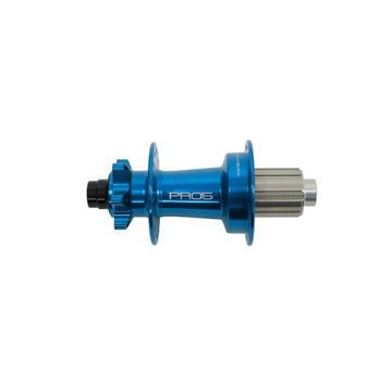Hope Pro 5 Rear 6 Bolt Rear DH 32h Hub - 157mm x 12mm - Steel HG Driver - Blue
