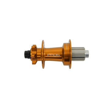 Hope Pro 5 Rear 6 Bolt Rear DH 32h Hub - 157mm x 12mm - Steel HG Driver - Orange