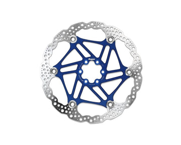 Hope Floating 6 Bolt Disc Rotor - 203mm - Blue