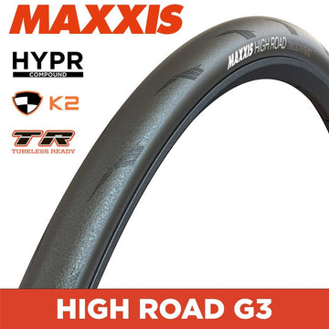 Maxxis High Road G3 - 700 x 25c HYPR K2 Foldable - 150 TPI Tubeless Ready