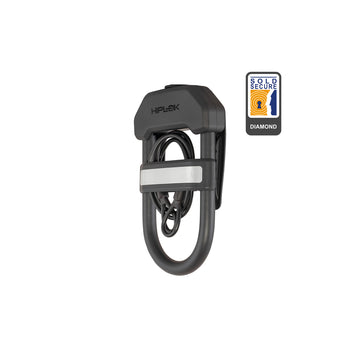 Hiplok DX With 2M Cable - Black