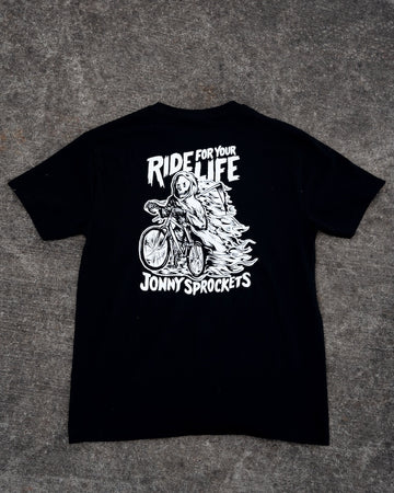 Jonny Sprockets Tee - Ride For Your Life -