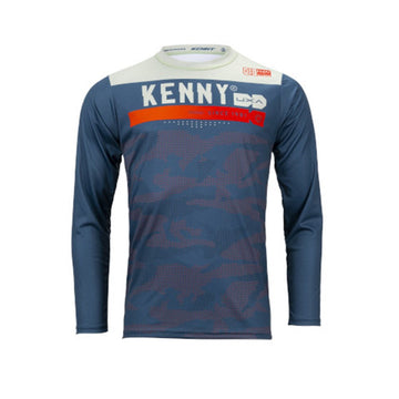 Kenny Racing Long Sleeve Elite Jersey - Camo Blue -