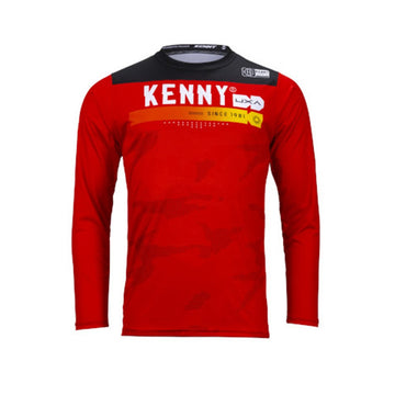 Kenny Racing Long Sleeve Elite Jersey - Camo Red -