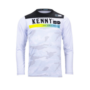 Kenny Racing Long Sleeve Elite Jersey - Camo White -